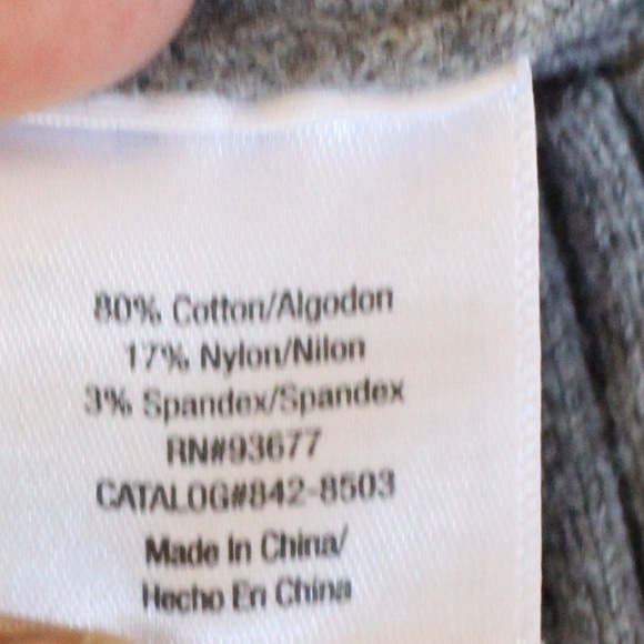 a.n.a A New Approach, long sleeve gray ribbed turtleneck sweater-top Medium - Picture 4 of 7